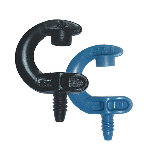 Icon for the C-Frame Downspray, showing the black and blue models overlapping