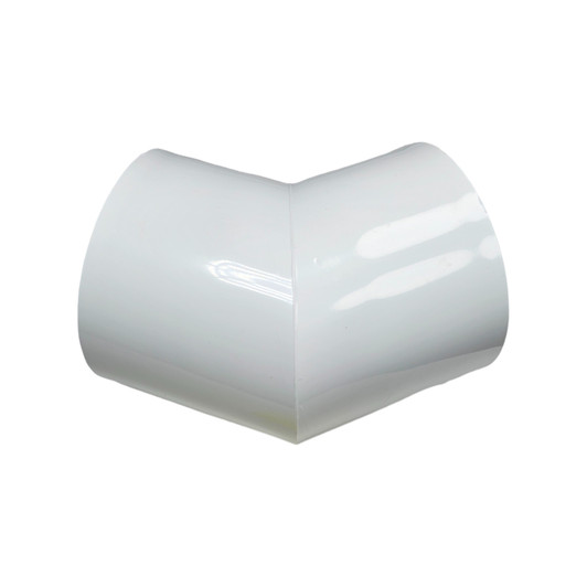 Dura Schedule 40 PVC 45 Degree Elbow exterior curve view