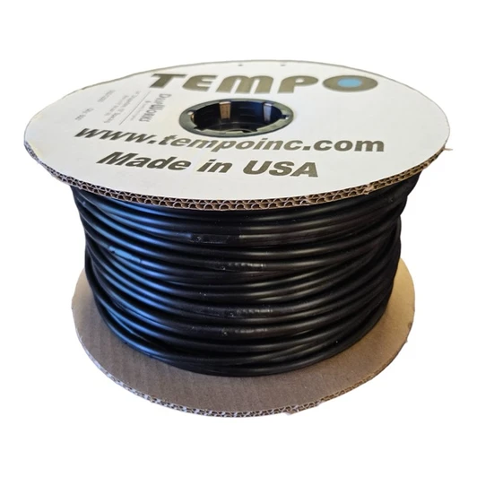 Tempo 1/4" Dripline 12" Spacing 500 foot spool angled view