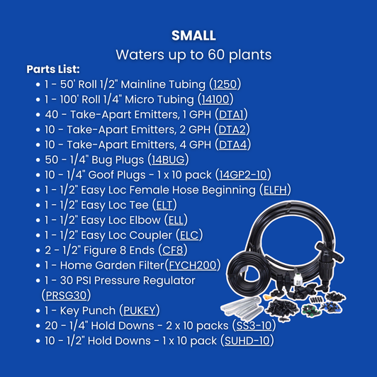 Individual Plant Irrigation Kit - Small