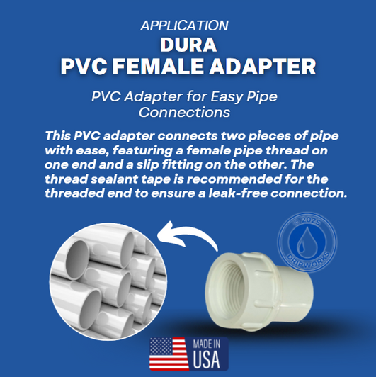 Dura  PVC Female Adapter FPT x Slip MPN: 435-015
