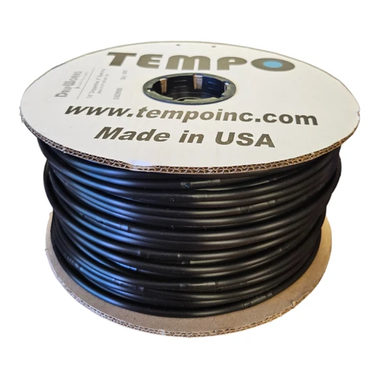 Tempo 1/4" Dripline 9" Spacing 100 foot spool side profile