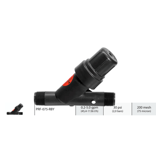 Rain Bird PRF075RBY - 3/4 in. Pressure-Regulating Filter (RBY)