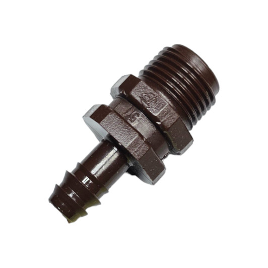 Netafim Techline EZ 12mm by 1/2 inch Male Insert Adapter angled view