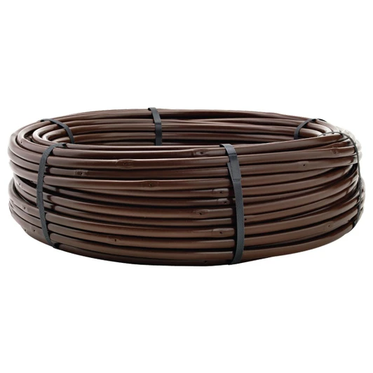 Netafim Techline EZ 12mm emitter tubing, .42 GPH flow, 6-inch spacing, 200-foot roll.