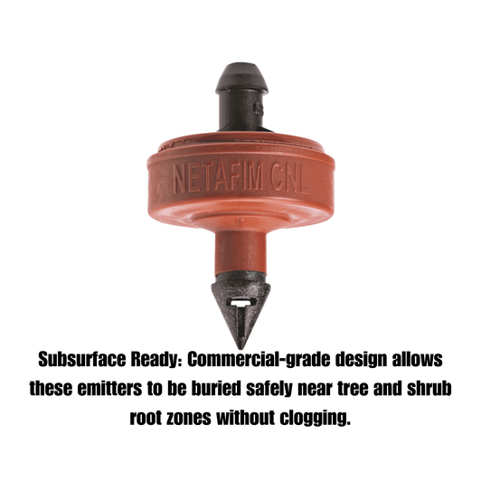 Netafim 2.0 GPH Barb Inlet x .160" Barb Outlet, Red