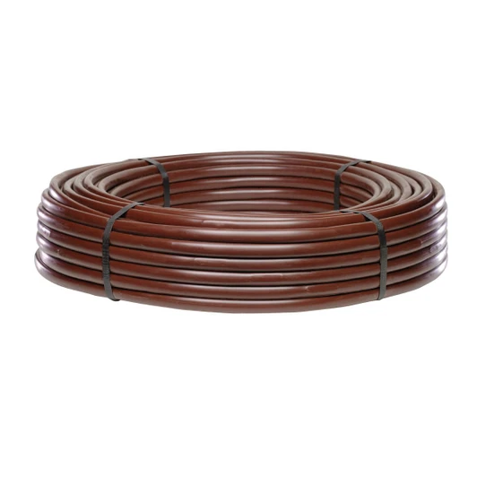 Netafim Techline CV 17mm blank distribution tubing coil for custom drip irrigation systems.