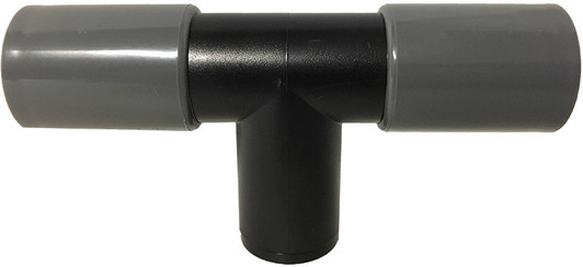 DripWorks 3/4" x 1/2" Compression x 1/2" Reducer Tee with gray compression nuts SKU: CT3412
