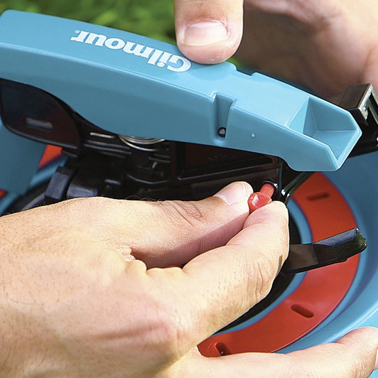 In use Gilmour 196SPB Pattern Master Sprinkler