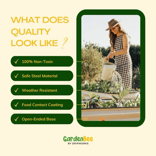 Gardening Raised Garden Bed, Metal