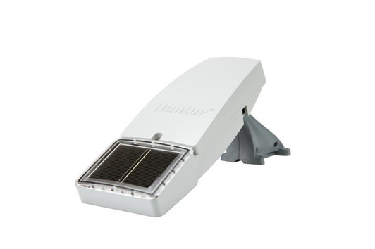 Hunter Node-BT Solar Panel angled view with adjustable mounting bracket MPN: SPNODEBT