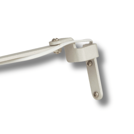 Hunter Node Solar Panel close-up of wire connection and mounting bracket MPN: SPNODE