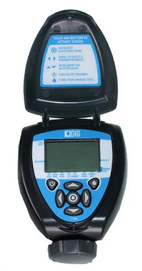 DIG Battery Operated Controller close-up of digital screen and buttons MPN: 7X0A-000