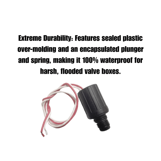 DIG Irrigation S-305DCA DC Solenoid (6-9 volt) with 3 adapters for DIG, Rainbird, Toro and Hunter