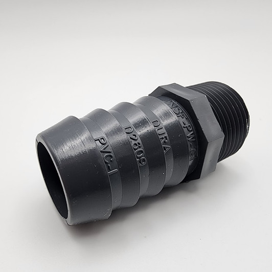 Dura 1" Insert x 3/4" MPT Adapter profile for Schedule 40 systems MPN: 1436-102