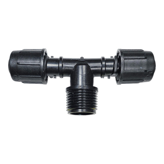 1/2” Easy Loc x 3/4” Male Hose Thread Tee