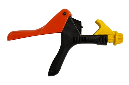 DripWorks Adjustable Punch side profile featuring red handle and yellow tip MPN: ML-AMP-4