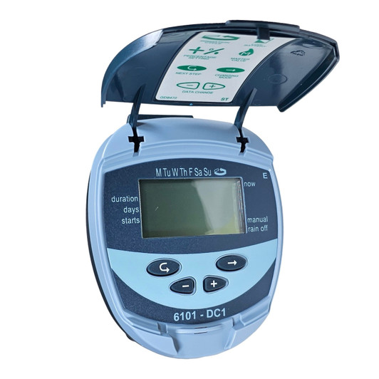 Galcon 1-Station Battery Controller front view with open lid MPN: GAJ1S0002P0