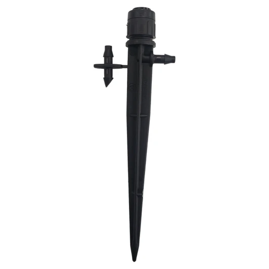 Antelco Spectrum Sprayer black emitter on a spike stake