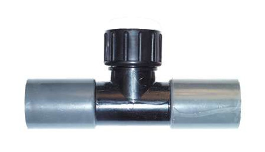 3/4" Compression Female Hose Start Tee