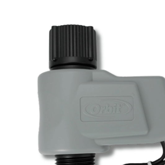 Orbit Add-On Yard Watering Valve close-up of top threaded collar MPN: 58874N