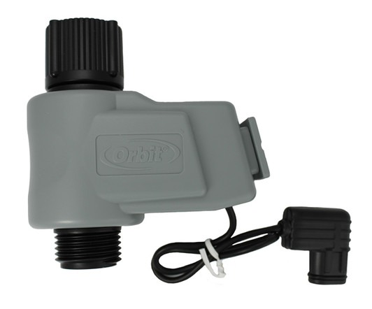 Orbit Add-On Yard Watering Valve front view with connection wire MPN: 58874N