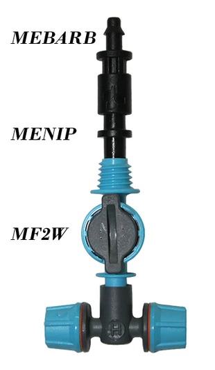 Rivulis 2-Way Fogger assembly detail with internal SKU labeling