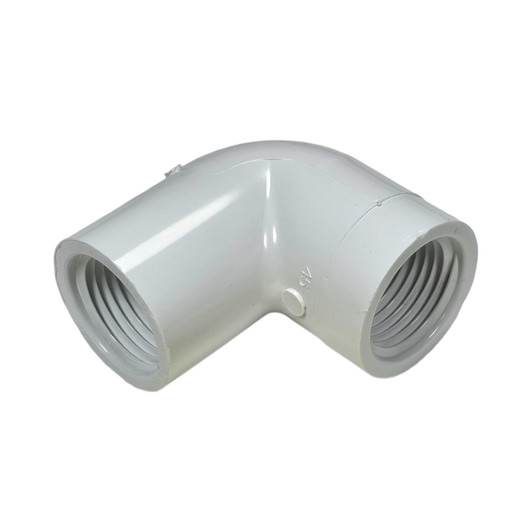 Dura Schedule 40 PVC 90 Degree Elbow angled downward view