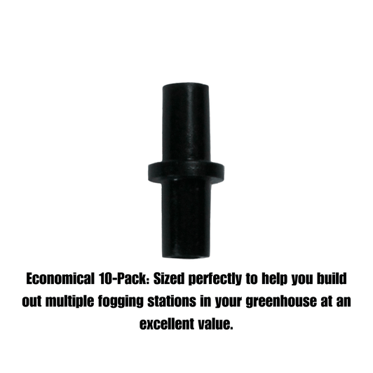 DIG Press-Fit Nipple graphic highlighting economical and fast fogging station setup