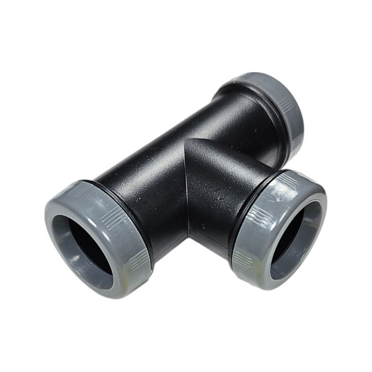 DripWorks 3/4" Compression Coupler side profile for joining 3/4 inch drip lines SKU: CC34