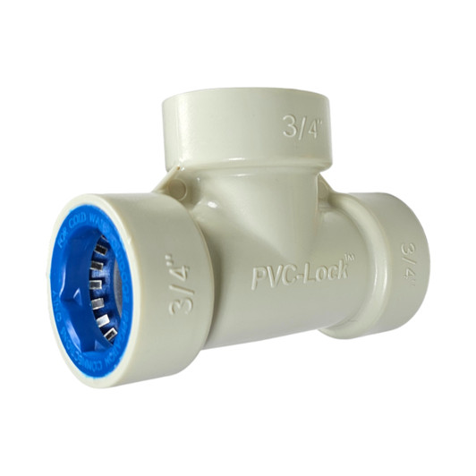 3/4 inch PVC Lock Tee Fitting