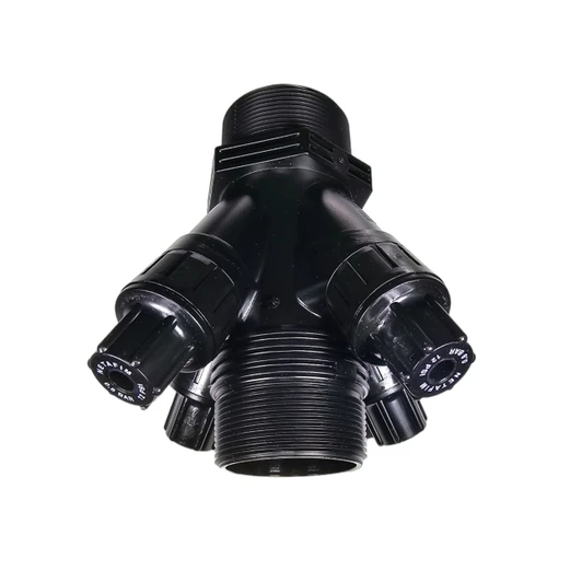Netafim 2 inch Pressure Regulator angled view showing male pipe threads MPN: PRV200