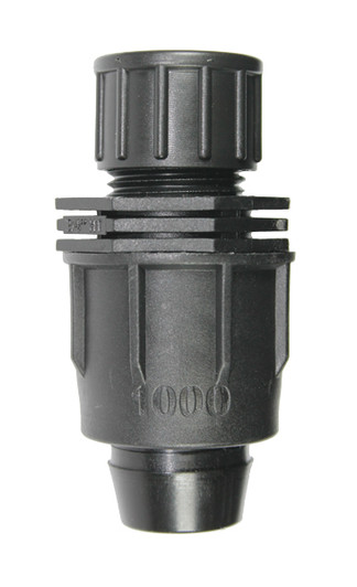Irritec Perma-Loc 1" Male Coupling with locking nut for drip irrigation tubing MPN: ELMC1