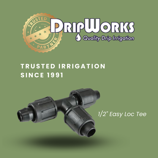 Irritec 1/2" Easy Perma-Loc Tee for irrigation systems MPN: A1-HT666