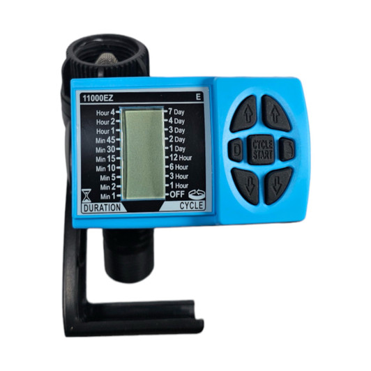 Galcon 11000EZ irrigation controller front view showing LCD and buttons MPN: GAL3S6G12P0