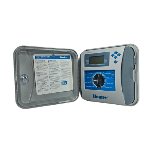 Hunter Pro-C Interior 4-station Controller open cabinet with plug-in transformer MPN: PC400i