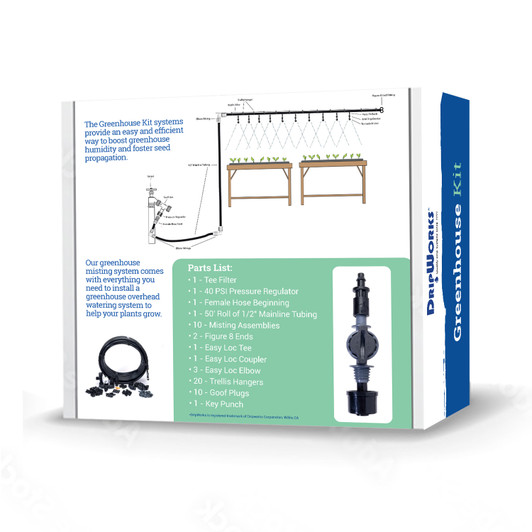 DripWorks Greenhouse Seed Propogation kit with Tornado Misters