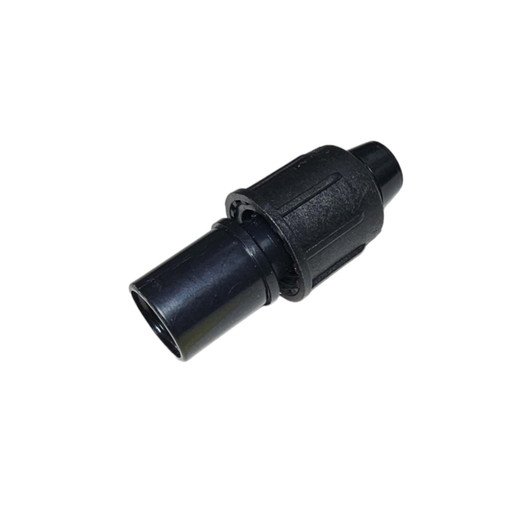 Irritec 1/2" Easy Perma-Loc x 1/2" PVC Slip irrigation adapter angled view MPN: A1-H6P