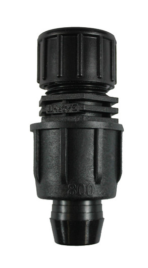 Close-up detail of Irritec Perma-Loc End Cap A1-H8CAP
