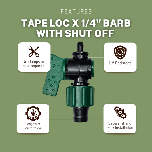 Irrigation Fitting 5/8” Tape x Barb