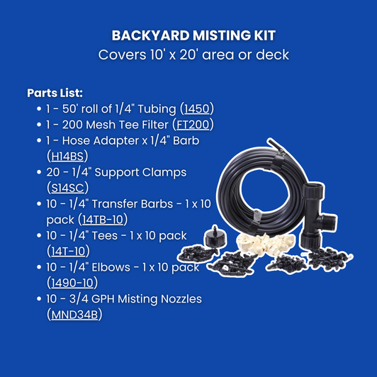 Backyard Misting Kit