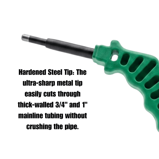 Jain .400 Barb Punch infographic detailing hardened steel tip MPN: 101001107
