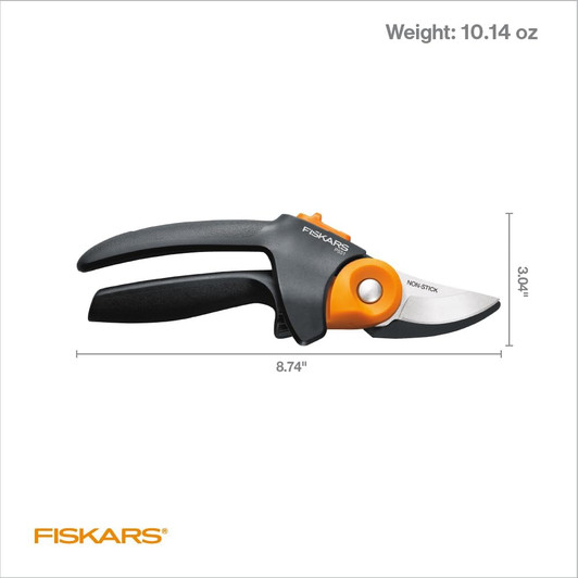 Fiskars PowerGear2 Pruner Dimensions