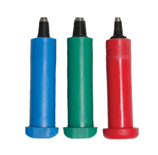 DripWorks Miracle Punch Tips showing blue, green, and red tips