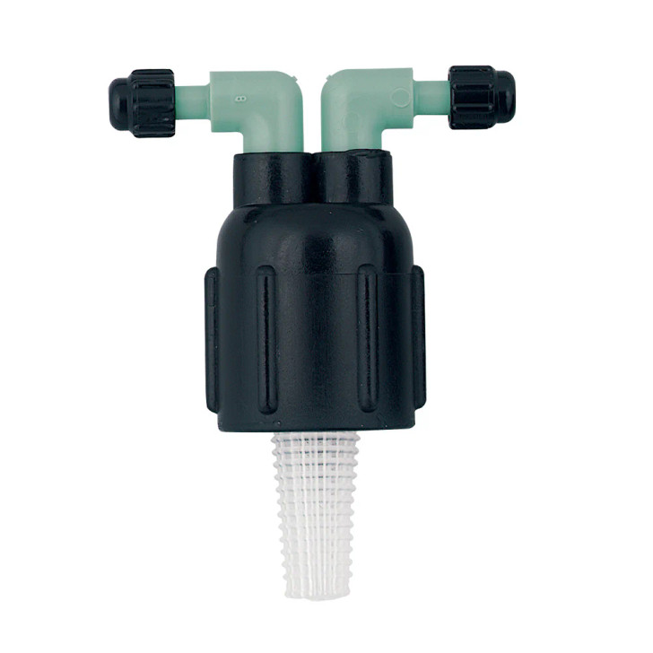 drip manifold sprinkler conversion, 2-way drip manifold