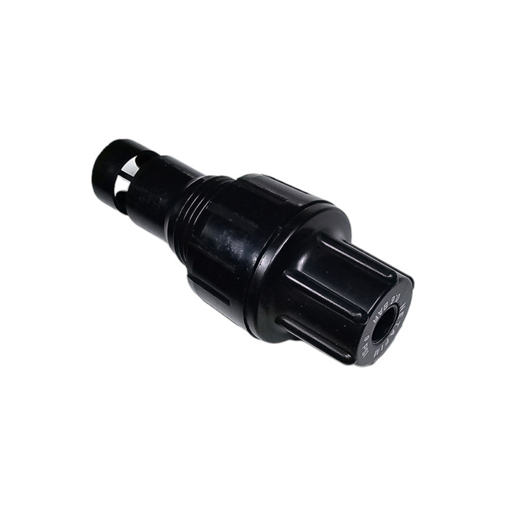 Netafim Regulator Spring Cartridge black plastic irrigation part angled view MPN: NRSC