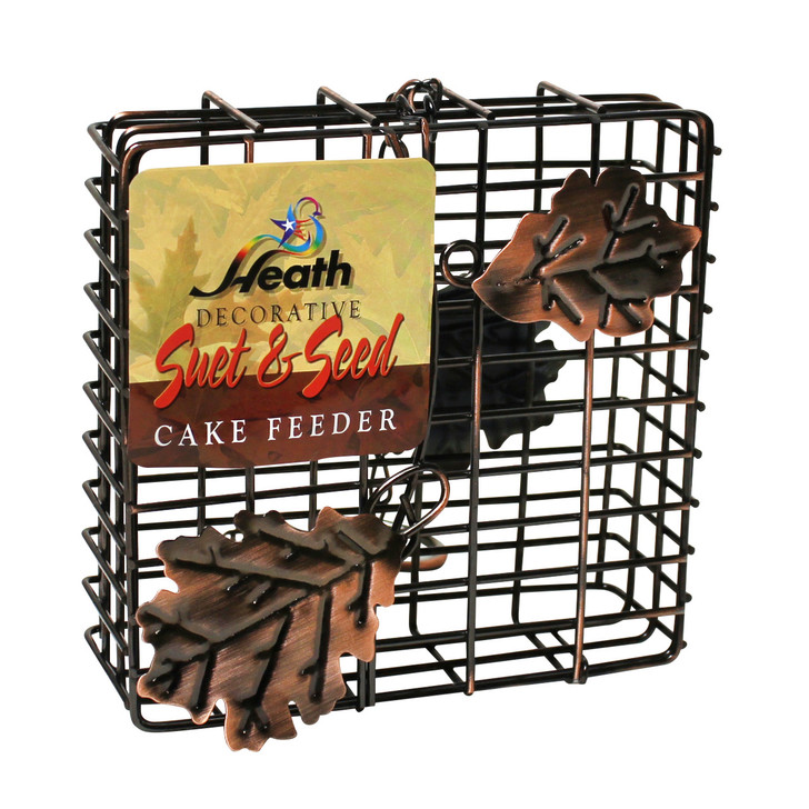 Copper Leaf Suet Cage