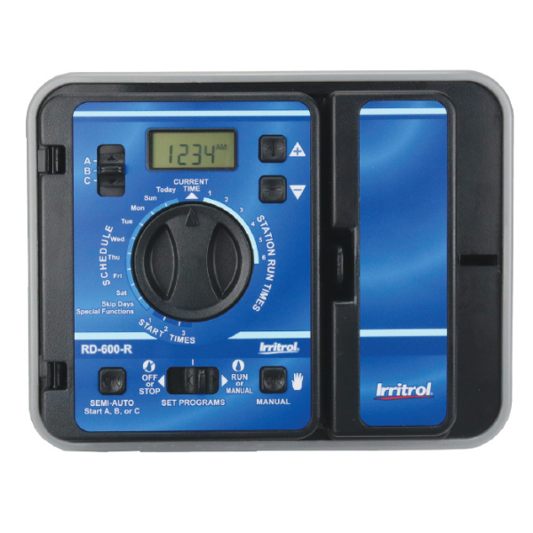 Irritrol Rain Dial 9-Station Controller blue faceplate and programming dial MPN: RD900-EXT