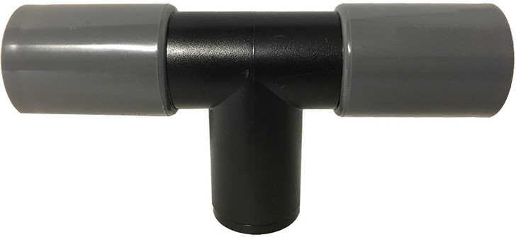 DripWorks 3/4" x 1/2" Compression x 1/2" Reducer Tee with gray compression nuts SKU: CT3412