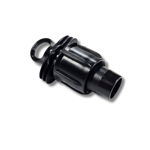 Teco I-Drop Leak-Stop Stake Assembly Plug angled top view showing ring handle MPN: 210695